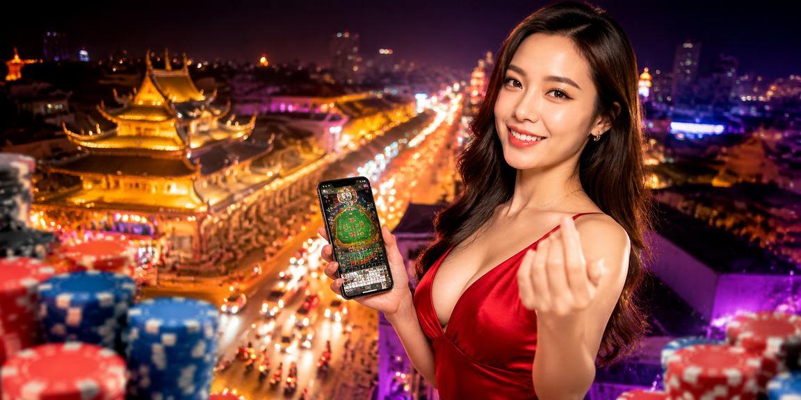 Sảnh giải trí ban đêm Huế — neon casino 3050